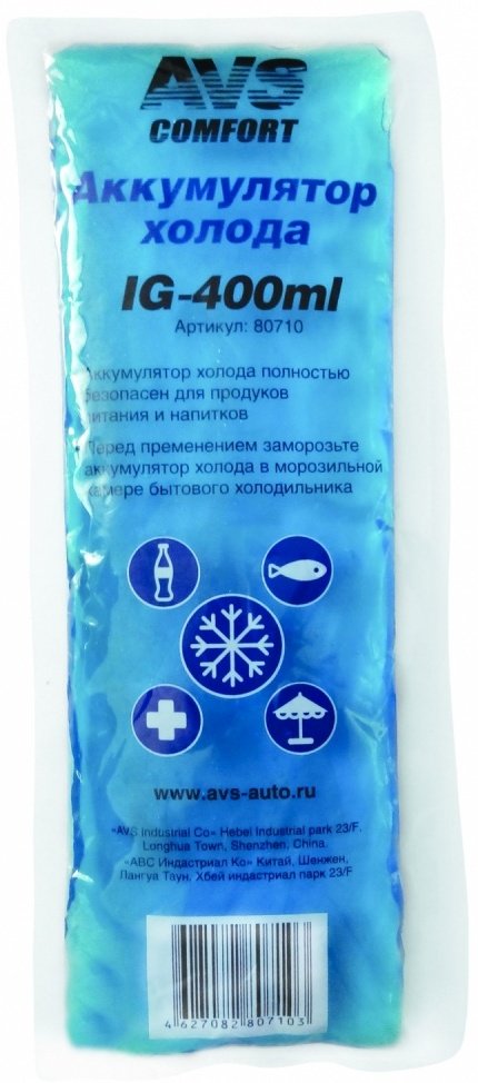 Аккумулятор холода AVS IG-400ml купить,NaN