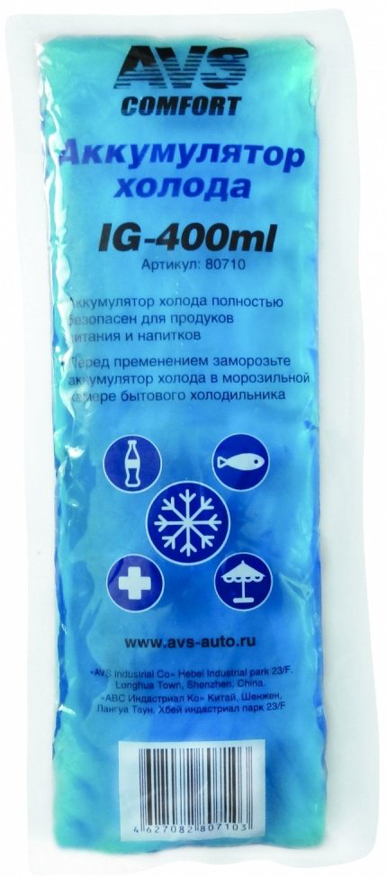 Аккумулятор холода AVS IG-400ml купить,NaN