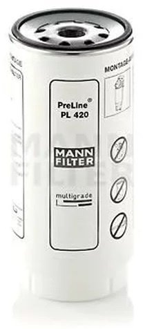 MANN-FILTER топливный фильтр PL420x купить,28300
