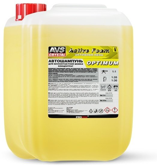 AVS автошампунь A07534S PF-10 OPTIMUM 5 л купить,NaN