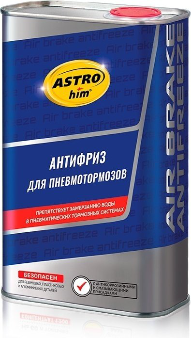 Антифриз ASTROhim для пневмотормозов бесцветный G-12 1 л купить,NaN