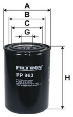 FILTRON топливный фильтр PP963 купить,8459