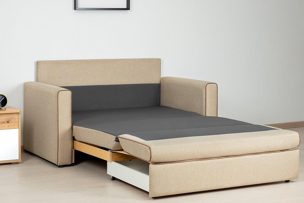 Диван-кровать НиК М/М Найс 120 ТД295 светло-бежевый - ForteMarket Диван-кровать НиК М/М Найс 120 ТД295 светло-бежевый купить,0