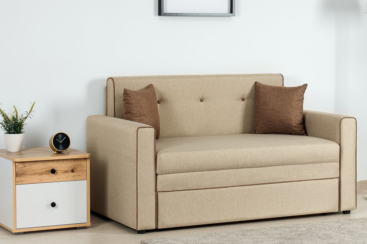Диван-кровать НиК М/М Найс 120 ТД295 светло-бежевый - ForteMarket Диван-кровать НиК М/М Найс 120 ТД295 светло-бежевый купить,0