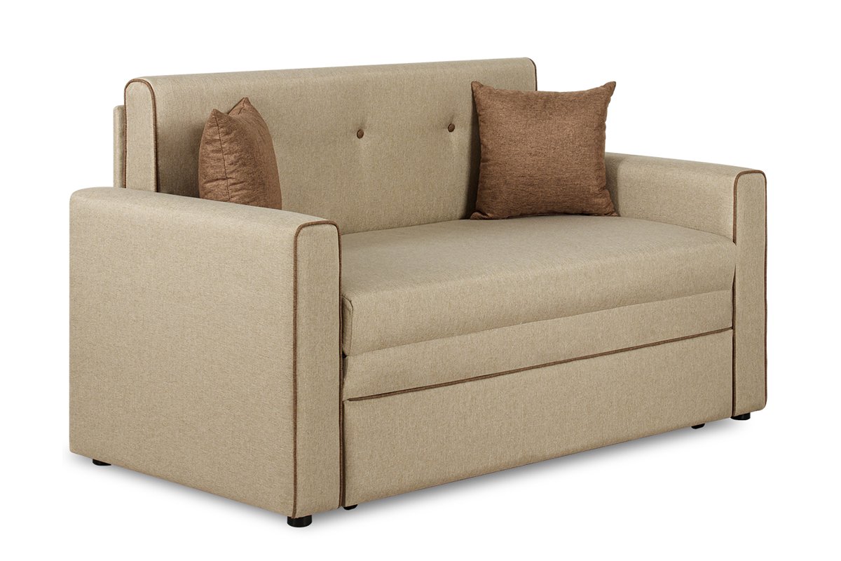 Диван-кровать НиК М/М Найс 120 ТД295 светло-бежевый - ForteMarket Диван-кровать НиК М/М Найс 120 ТД295 светло-бежевый купить,0