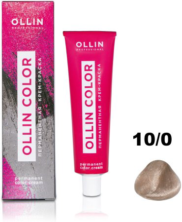 Ollin Professional Color 10/0 светлый блондин крем-краска 60 мл купить,NaN