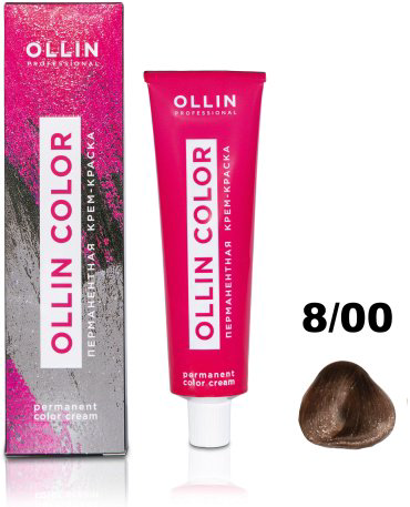 Ollin Professional Color 8/00 светло-русый глубокий крем-краска 60 мл купить,NaN