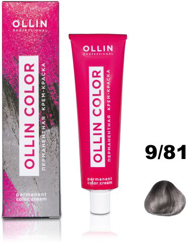 Ollin Professional Color 9/81 блондин жемчужно-пепельный крем-краска 60 мл купить,NaN