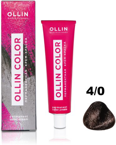 Крем-краска Ollin Professional Color 4/0 шатен 60 мл купить,NaN