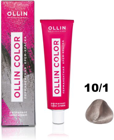 Ollin Professional Color 10/1 светлый блондин пепельный крем-краска 100 мл купить,NaN