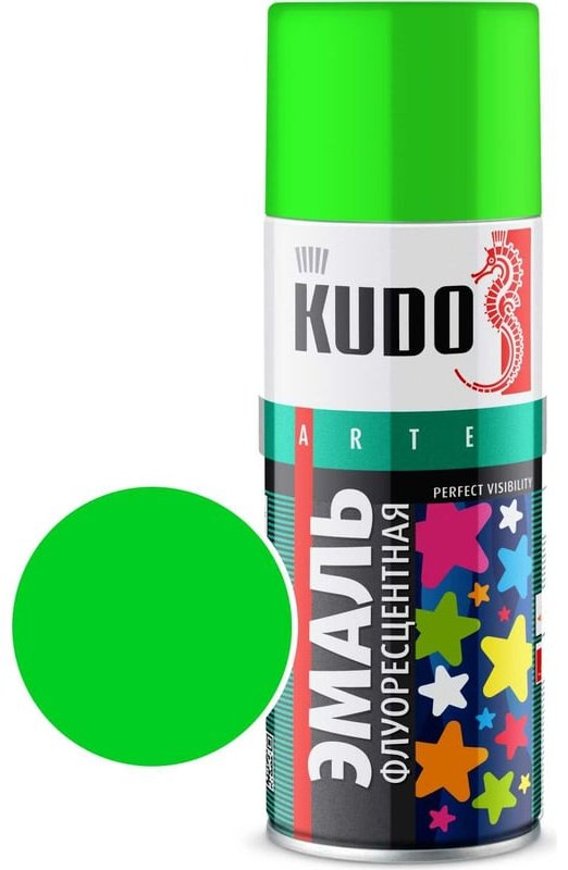 Kudo краска KU-1203 тон ярко-зеленый, 520 мл купить,NaN