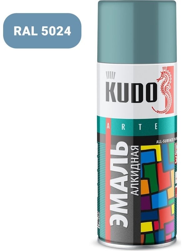 Kudo краска Arte KU-10114 тон серо-голубой, 520 мл купить,NaN