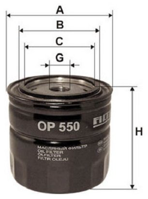 FILTRON масляный фильтр OP550 купить,NaN
