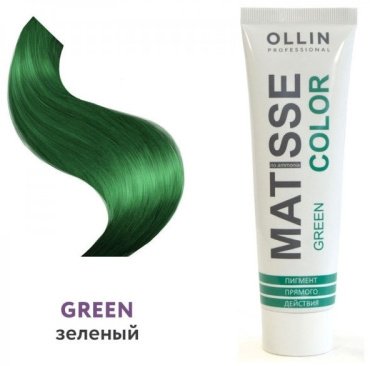 Пигмент прямого действия Ollin Professional Matisse Color green 100 мл купить,NaN