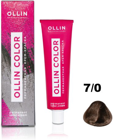 Ollin Professional Color 7/0 русый крем-краска 60 мл купить,NaN
