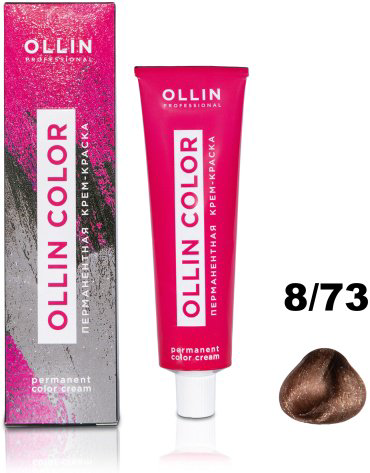 Ollin Professional Color 8/73 светло-русый коричнево-золотистый крем-краска 100 мл купить,NaN