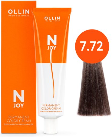 Ollin Professional N-JOY 7.72 крем-краска 100 мл купить,NaN