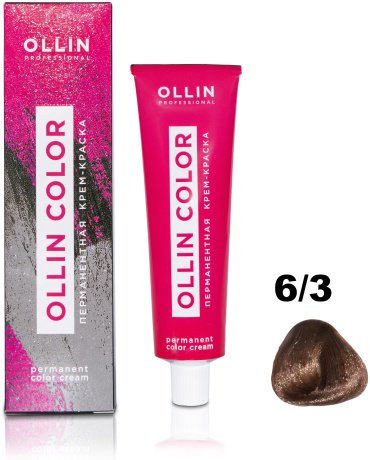 Ollin Professional Color 6/3 темно-русый золотистый крем-краска 60 мл купить,NaN