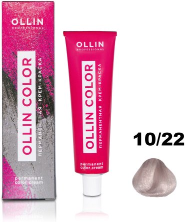 Ollin Professional Color 10/22 светлый блондин фиолетовый крем-краска 60 мл купить,NaN