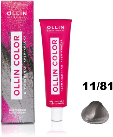 Ollin Professional Color 11/81 специальный блондин жемчужно-пепельный крем-краска 60 мл купить,NaN