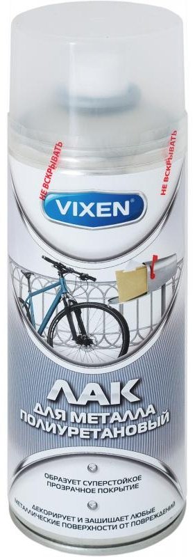 Vixen лак для металла бесцветный 520 мл купить,NaN