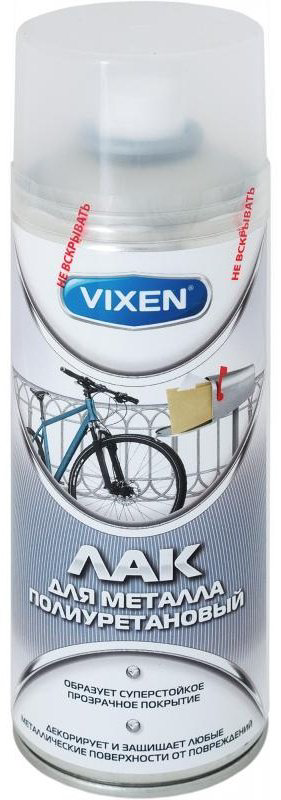 Vixen лак для металла бесцветный 520 мл купить,NaN