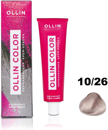 Ollin Professional Color 10/26 светлый блондин розовый крем-краска 60 мл купить,NaN