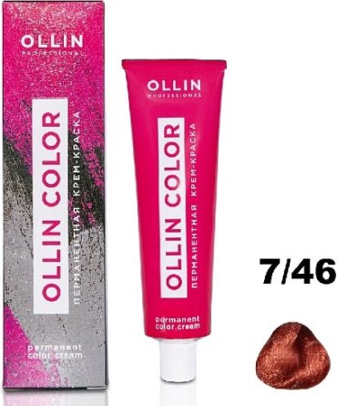 Ollin Professional Ollin Color 7/46 крем-краска 60 мл купить,NaN