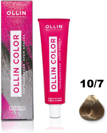 Ollin Professional Color 10/7 светлый блондин коричневый крем-краска 100 мл купить,NaN