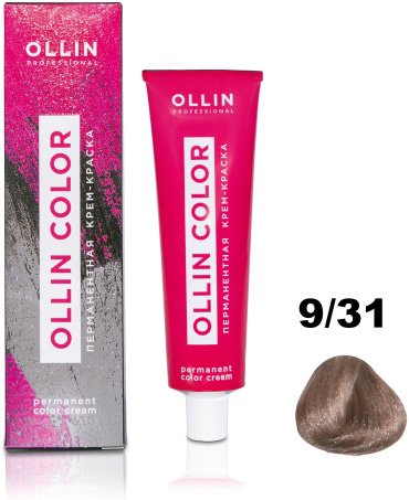 Ollin Professional Color 9/31 блондин золотисто-пепельный крем-краска 60 мл
