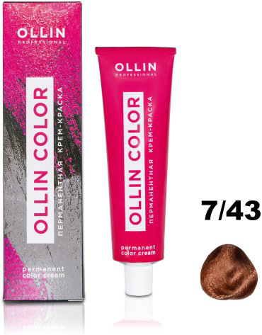 Ollin Professional Ollin Color 7/43 крем-краска 60 мл купить,NaN
