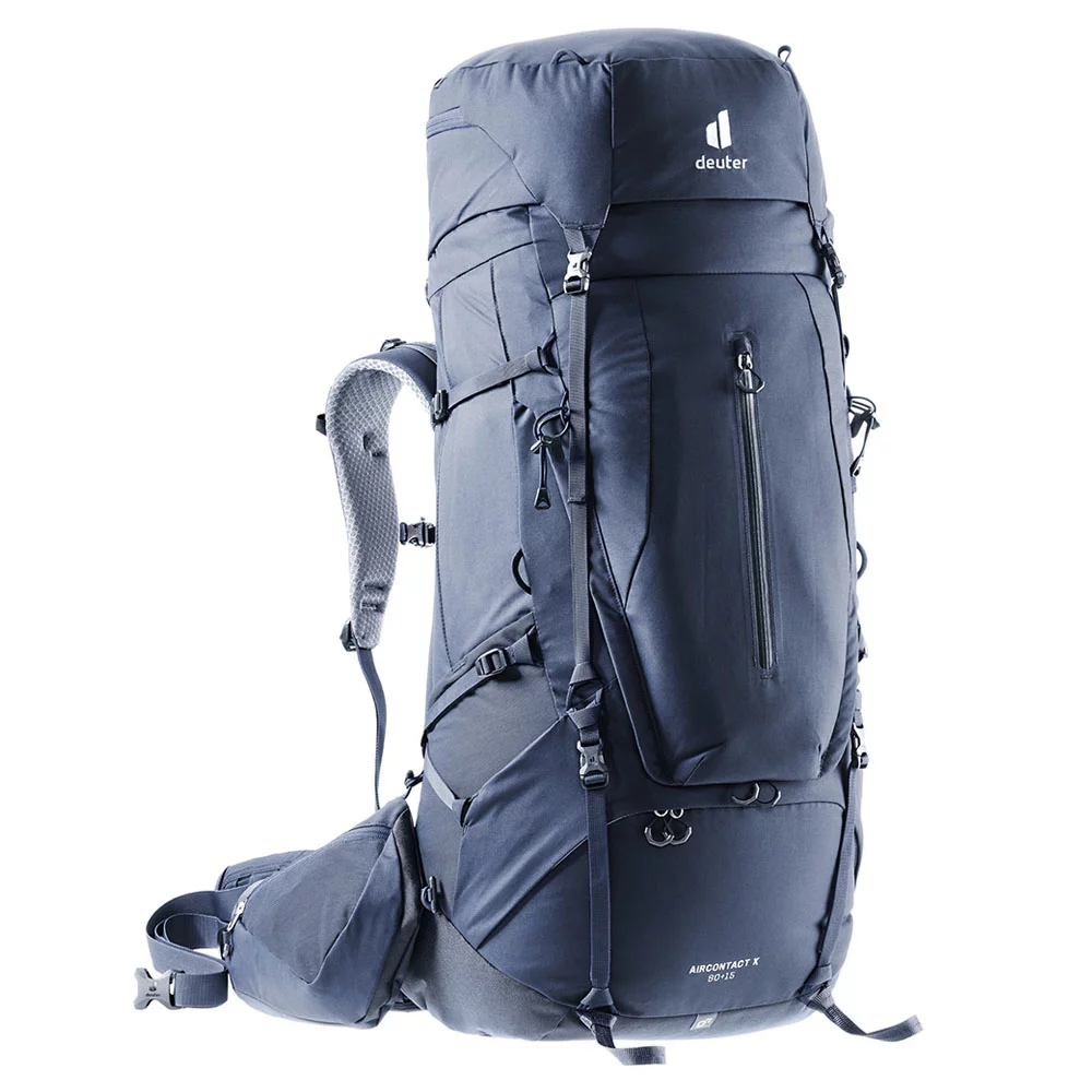 Рюкзак Deuter Aircontact X 80+15 синий купить,NaN