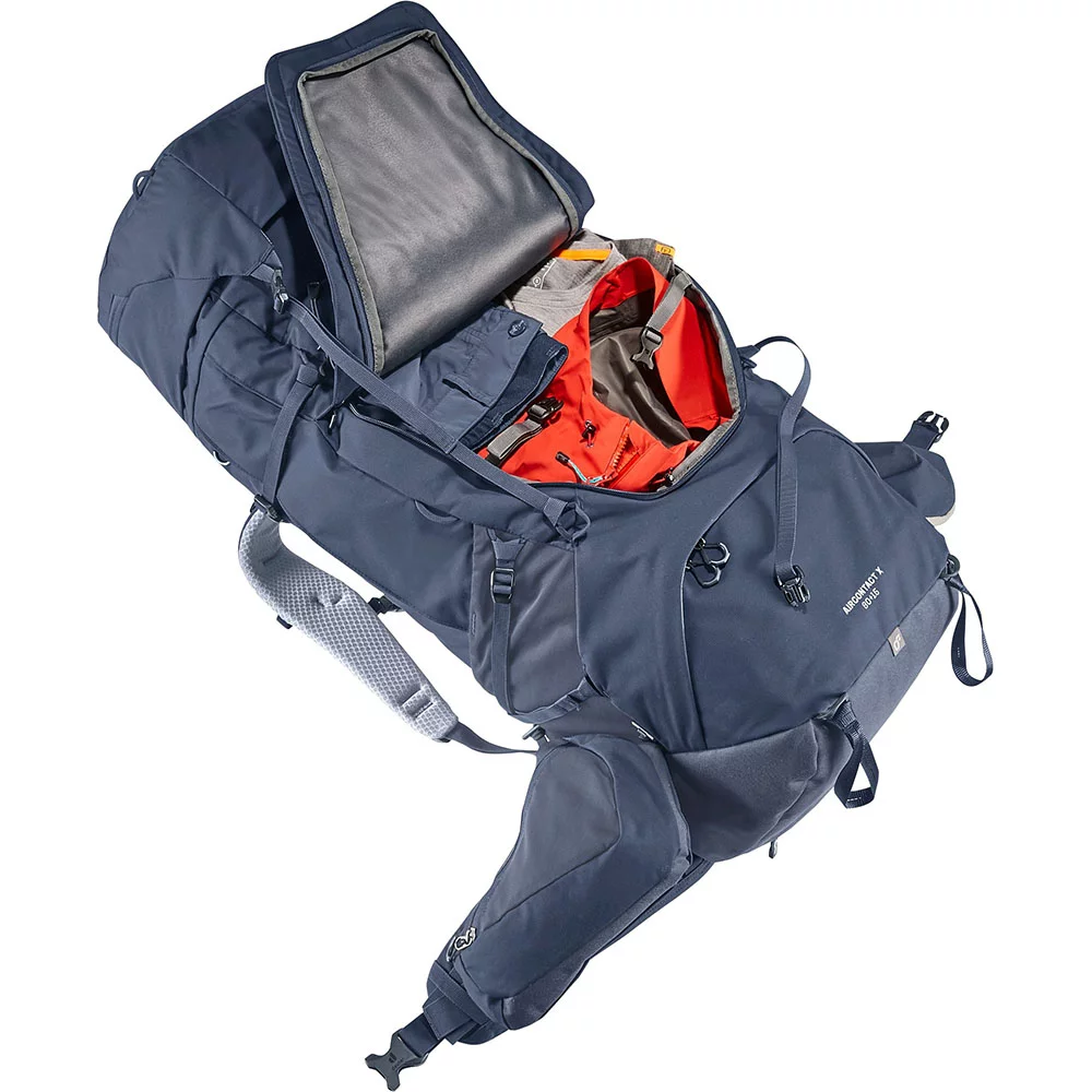 Рюкзак Deuter Aircontact X 80+15 синий купить,NaN