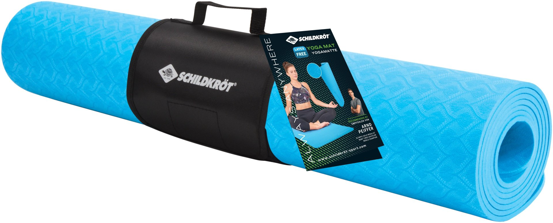 Коврик Donic Schildkrot Yoga 960169 181x61x0.4 см голубой купить,NaN