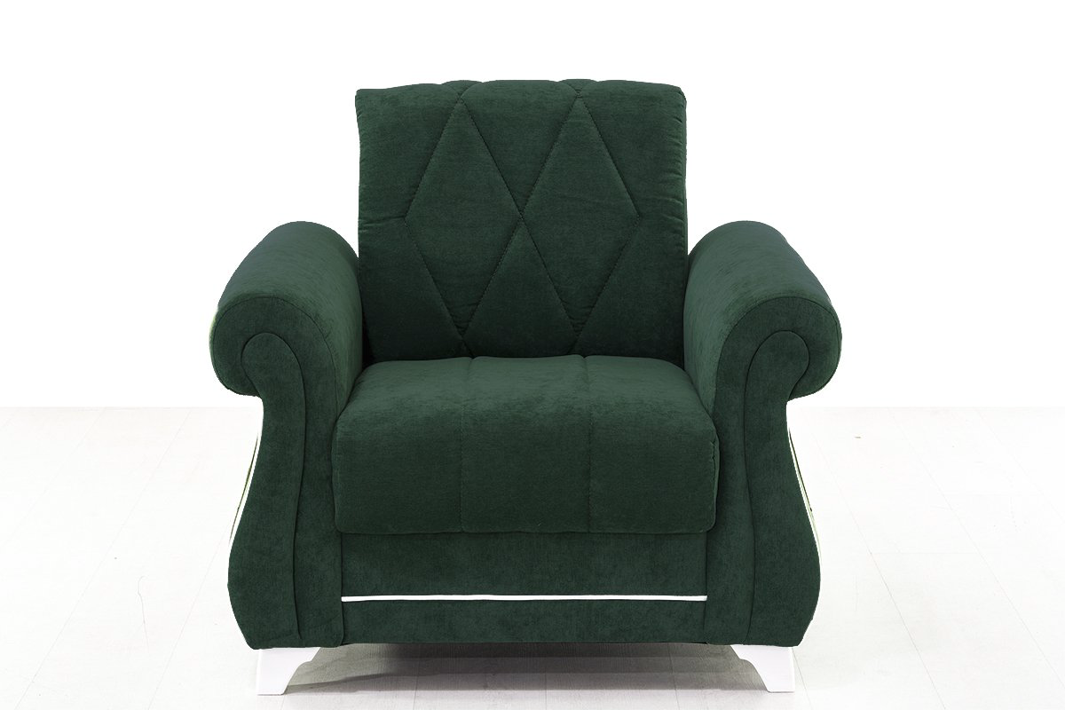 Комплект мягкой мебели НиК ТД411 М/М Роуз зеленый + 2кр Роуз ТК411 купить,NaN