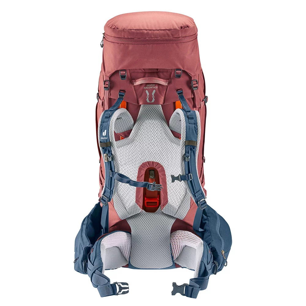 Рюкзак Deuter Aircontact X 70+15 красно-синий купить,NaN