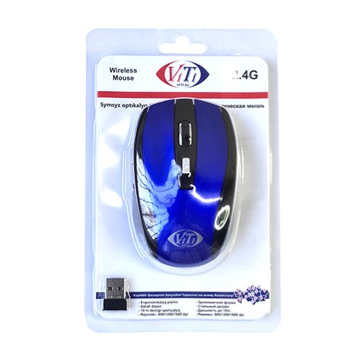 Компьютерная Мышь ViTi HK068 черно-синяя купить,0