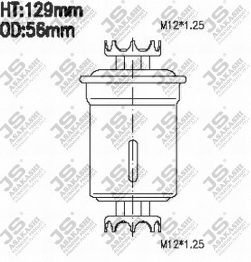 JS Asakashi топливный фильтр FS6001U купить,NaN