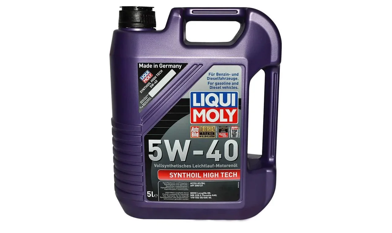 Моторное масло Liqui Moly Synthoil High Tech 5W40 5л