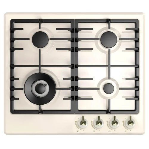 Газовая варочная поверхность Midea MG696T RI-B бежевая