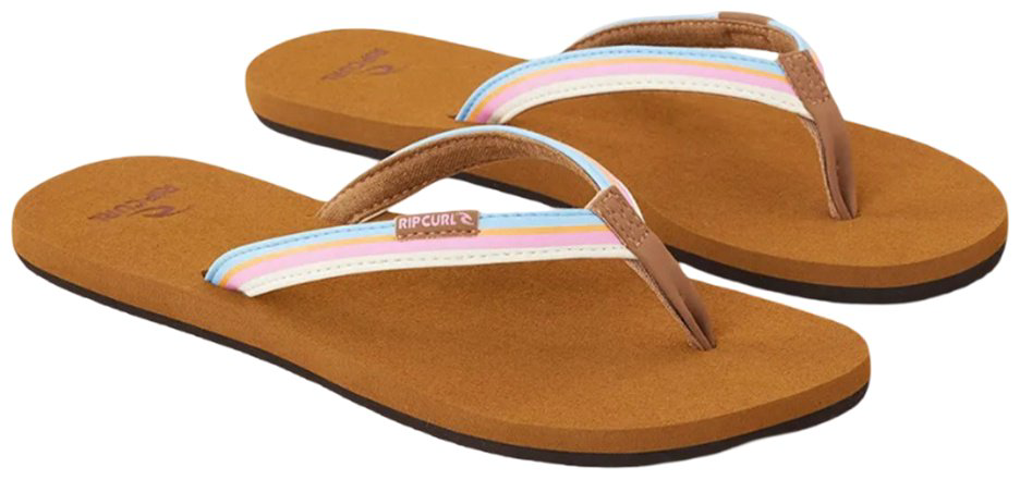 Шлепанцы Rip Curl бежевый купить,NaN