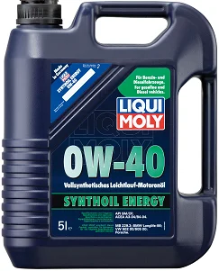 Моторное масло Liqui Moly Synthoil Energy 0W-40 5л
