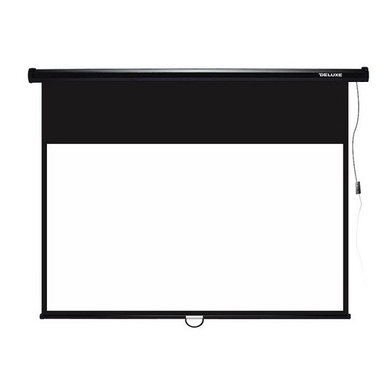 Экран моторизированный Deluxe DLS-E274x210 108х83" черный купить,NaN