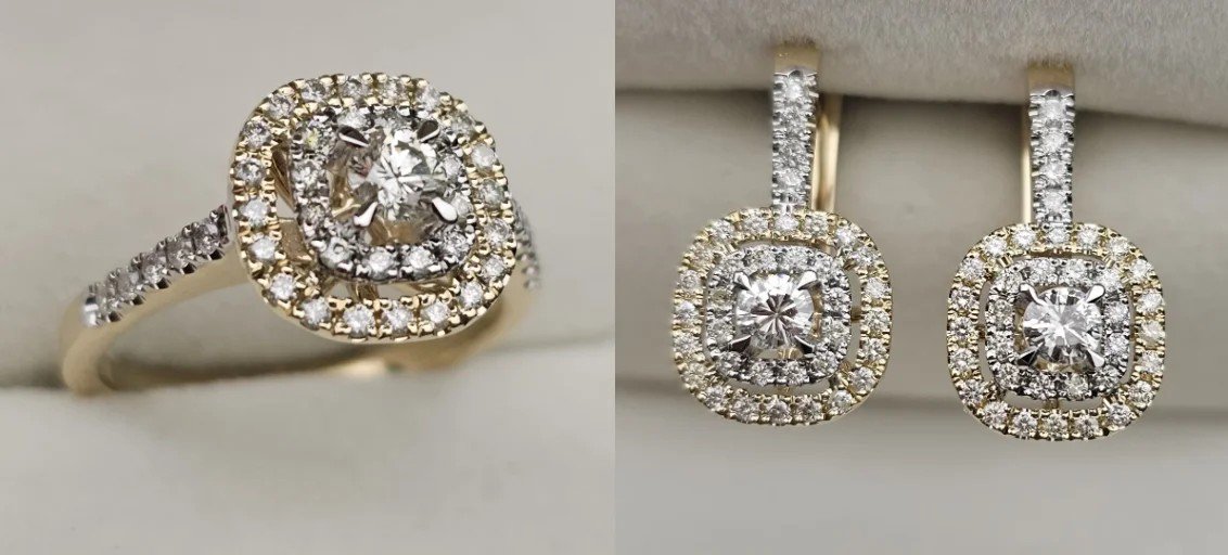 Комплект Deimantas 108078785 17,5р 0,54ct 1,07ct. купить,NaN