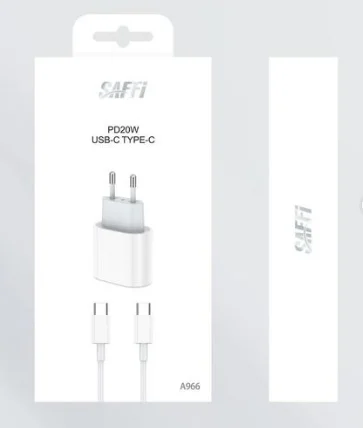 Зарядное устройство&nbsp;Saffi A-95 PD20W Type-C White