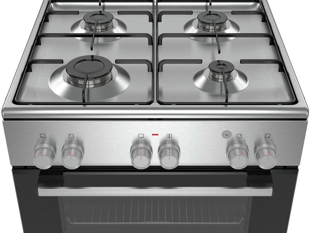 Газовая плита Bosch HXA050B50Q серебристая - ForteMarket Газовая плита Bosch HXA050B50Q серебристая купить,0