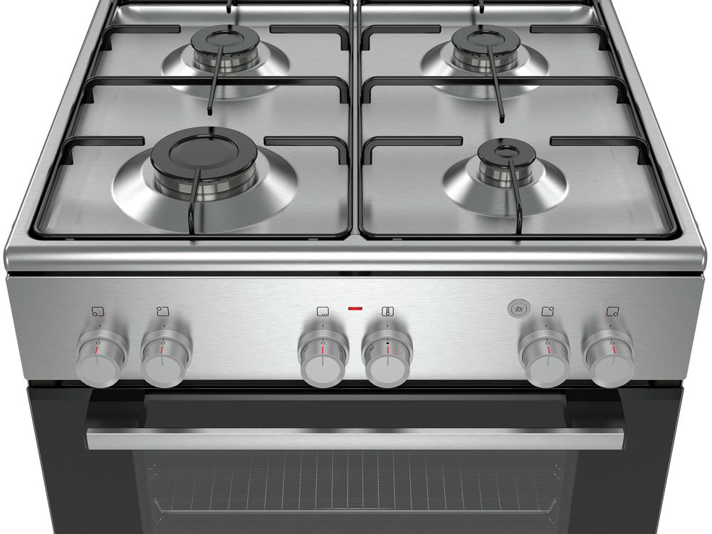 Газовая плита Bosch HXA050B50Q серебристая купить,NaN