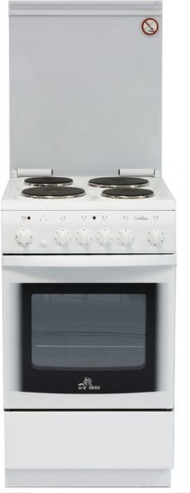 Плита De Luxe 5004.10 э кр белая