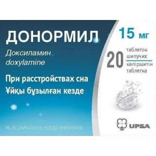 UPSA SAS Донормил 15мг 20шт таблетки