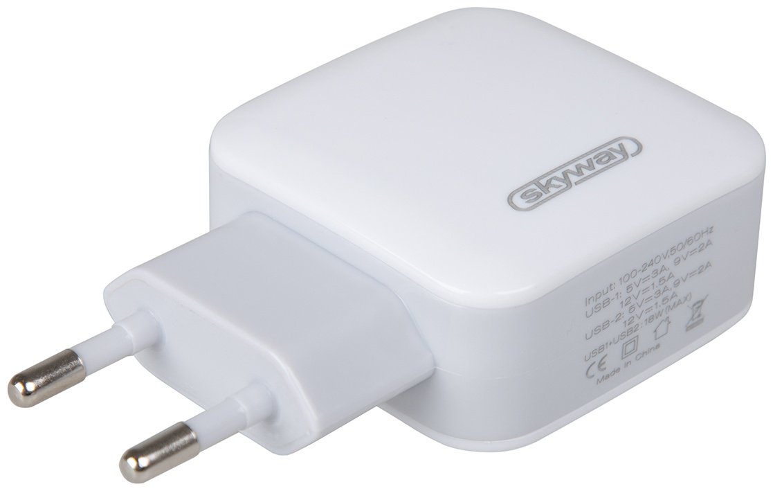 Зарядное устройство Skyway S04602003 USB белый